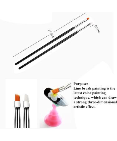 Sioppki 15-Part Nail Brush Set for Art & Design | Multifunctional Hair Brushes for Watercolor Acrylic & UV Gel | Perfect for Salon & Home Use - Buy Online on GoSupps.com
