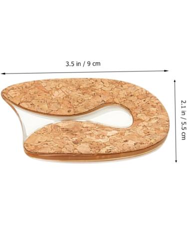Healvian 10 Pairs Transparent Heel Pads | Reusable Silicone Cushion for Men | Heel Protector & Sports Insole - Buy Online on GoSupps.com