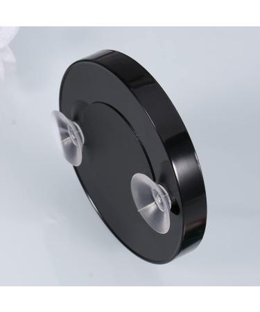 Heallily 7.5cm 5X Magnifying Wall Mirror with Suction Cups - Black - Buy Online on GoSupps.com