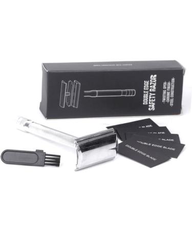 Buy Beavorty Manual Razor & Silicone Travel Bottles | Small Wallet Organizer for Men - Double-Sided Hair Razor Blade - Buy Online on GoSupps.com