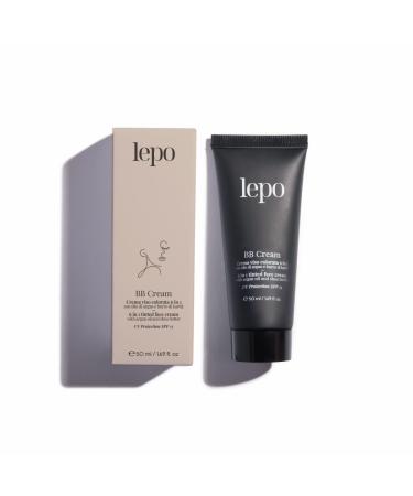 LEPO LEPO | 6-in-1 BB Cream for Colored Face - Shade 02 Medium Dark with Argan Oil and Shea Butter: Hydration and Perfection for Radiant Skin