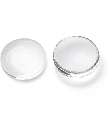 Craftdady 200Pcs 14mm Clear Glass Cabochons for Jewelry Making - Buy Online on GoSupps.com