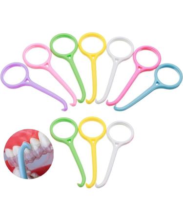 LIFER 10PCS Aligner remove the tool invisible removable clips retainer aligner aligner toothpings (random color)