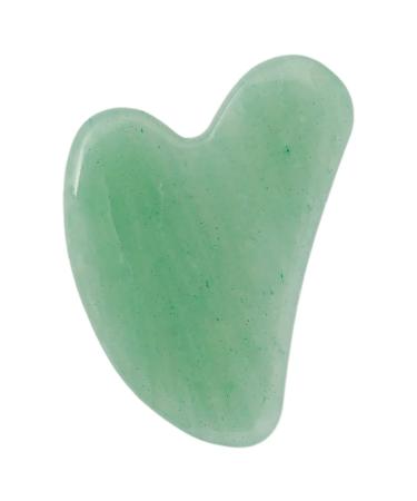 Gua Sha Facial Massage Tool Green Aventurine Gua Sha Set for Face Lifting Acupressure Lymphatic Drainage & Anti-Aging Benefits (Green Aventurine Guasha)