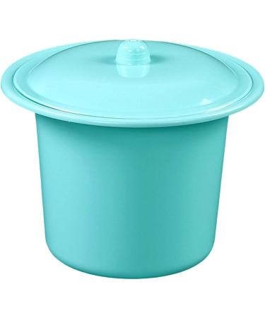Menolana Portable Spittoon with Lid Lightweight Splashproof PP Durable Pee Potty urinal Bucket Chamber Pot for Outdoor Travel Elderly Adults Blue - Buy Online on GoSupps.com