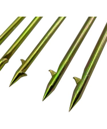 SPEARFISHING WORLD Multi-Prong Trident Harpoon Spear Tip for Hunting - 5 Barbed Prongs for Speargun, Polespear, and Hawaiian Sling - Buy Online on GoSupps.com