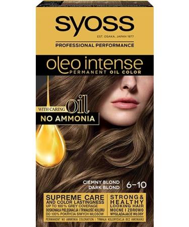 Syoss Oleo Intense Coloration capillaire 6.10 Blond fonc 115 ml Blond fonc 72 unit (Lot de 1)