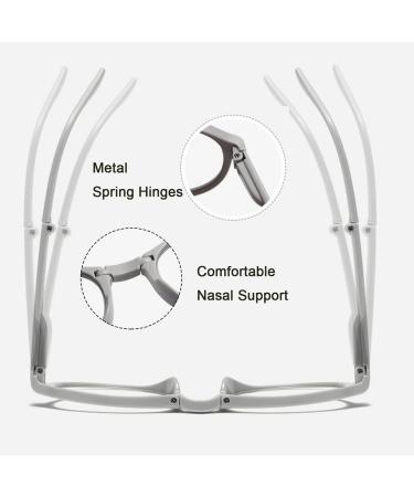 GHARAZ Women's Folding Reading Glasses - Portable Blue Light Filter - Red Color - Size 2.0+ - Enhance Your Reading Experience - Buy Online on GoSupps.com