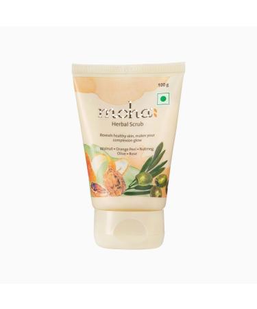 m oha: Her bal Scrub (100 GM) | Face Scrub | Blend Of Walnut Orange Peel & Oilve Oil for Skin Brightening Exfoliate Face For All Skin Type
