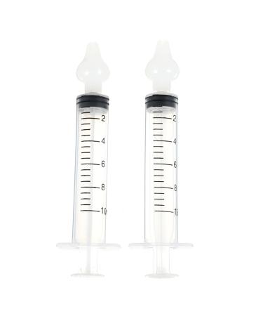 Lurrose 2 Set Nasal Irrigation Device Cleaning Supplies for Cleaning Supplies Nose Silica Gel White Nasal Rinsing Cleaners Use Cleaning Tools Durable Nasal Irrigators