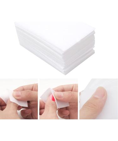 Lint-Free Nail Wipe Pads - 1000 Pcs Nail Polish Cleaning Remover Wipes for Nails, Eyelashes, Lips - Buy Online on GoSupps.com