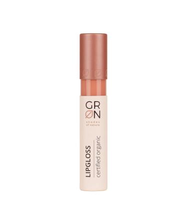 G r n shades of nature green Biocosmetics lip gloss rosy tulip - color brilliance for seductive lips - good durability no gluing - talk -free - 7 ml