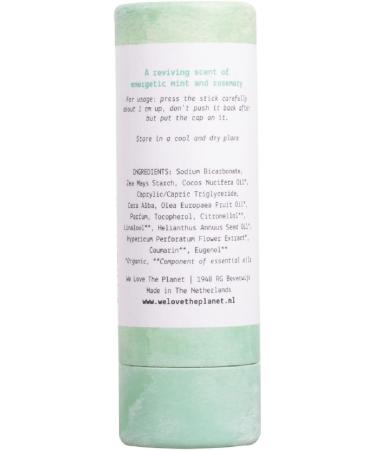 We Love The Planet Mighty Mint Natural Deodorant Stick - Buy Online on GoSupps.com