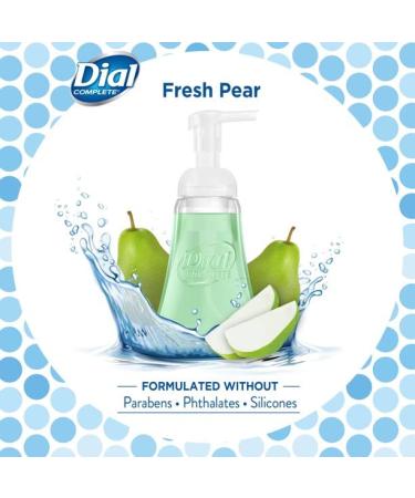 DIAL 7.5 oz Pear Foam Soap - Nourishing Hand Wash | Fast International Shipping - Buy Online on GoSupps.com