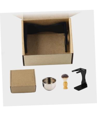 Minkissy 3-Piece Shaving Set: Stainless Steel Razor Soap Bowl & Stand Optimal Grooming Tools for Men - Buy Online on GoSupps.com