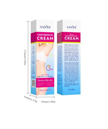 Hair Removal Cream for Women | Painless Sensitive Depilatory Cream for Body Legs & Bikini Area - Buy Online on GoSupps.com
