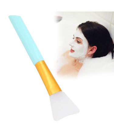 Soft Head Face Mask Brush | Silicone Mask Applicator for Foundation & Cream | Beauty Tool for Salon & Home Use - Blue - Buy Online on GoSupps.com
