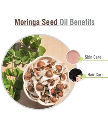 Crysalis Moringa Seed (Moringa Oleifera) Oil |100% Pure & Natural Undiluted Carrier Oil Organic Standard | Perfect for Skin Care & Hair Care | Aromatherapy Oil | 30ML with Dropper Moringa seed 30 ml (Pack of 1) - Buy Online on GoSupps.com