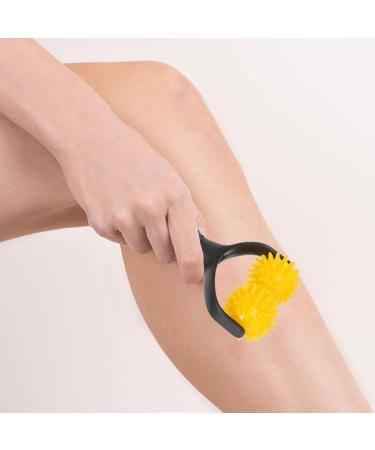 Buy Gatuida Fascia Muscle Roll - Deep Tissue Massage Device for Neck Arm & Back Relief - Yellow Body Roller Tool | International Shipping Available - Buy Online on GoSupps.com