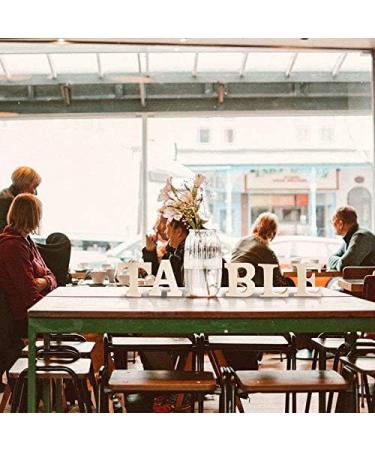 Tianshu Decorative Wood Letters - Alphabet Wall Decor for Kids' Rooms Baby Names & DIY Projects (Letter A) - Buy Online on GoSupps.com