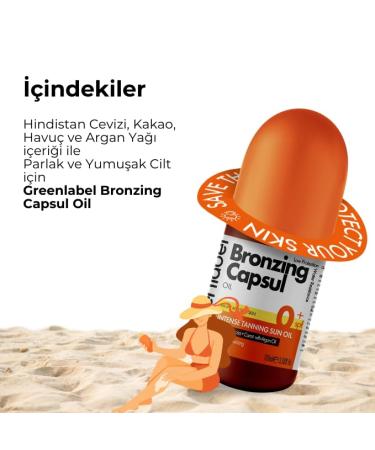 Bronzing Capsule Oil - Carrot Cocoa & Coconut Oil | 100ml | Glow & Hydrate - International Shipping Available - Buy Online on GoSupps.com