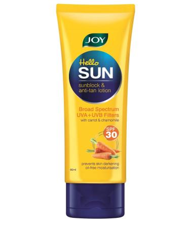 Joy Hello Sun Sunblock & Anti-Tan Lotion SPF 30 (60ml)