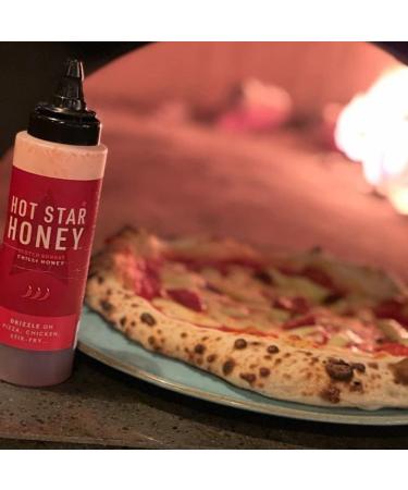 Hot Star Honey Chilli Sauce - Hand Crafted Scotch Bonnet Chilli Sauce | 2 x 340g Bottles | Perfect for Chicken, Pizza, Pasta, Steak, and Noodles - Buy Online on GoSupps.com