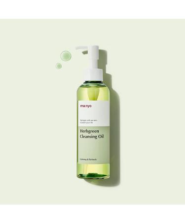 Manyo Factory Herb Green Cleansing Oil 6.7 oz - Natural Makeup Remover for All Skin Types | International Shipping Available - Buy Online on GoSupps.com