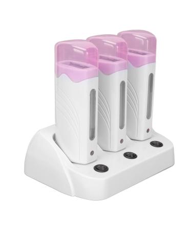 Wax Heater with 3 Rollers 40W Hair Removal Kit for Beauty Salons | International Shipping Available - Buy Online on GoSupps.com