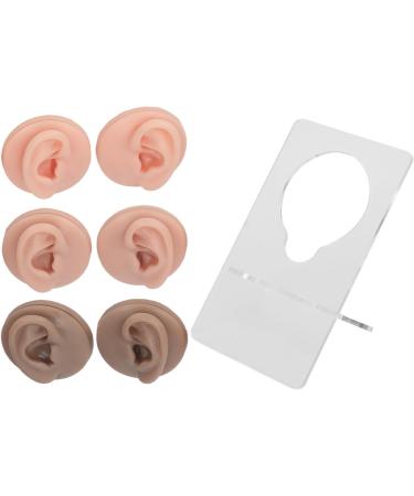 Lifelike Silicone Ear Model for Piercing Practice - Soft Elastic Multi-Colored Options - Buy Online on GoSupps.com