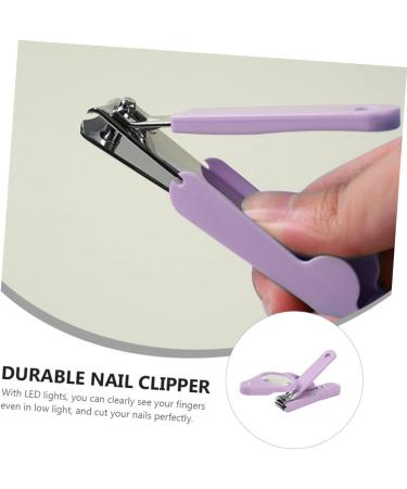 minkissy 1pc Nail Clippers Nail Cutters Men Trimmer Fingernails Clippers Pet Nail Clipper Nail Trimmer for Baby Nail Shears Toenails Clippers Slicer Stainless Steel Portable Purple Man 15*4.5*1.6cm Purple - Buy Online on GoSupps.com