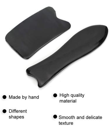 Buy Gientan Portable Oxenhorn Massage Plate - Gua Sha Tool for Face & Neck Pain Relief | Muscle Relaxation & Spa Experience - Buy Online on GoSupps.com