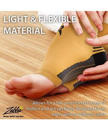 Rymora Plantar Fasciitis Socks - Beige Compression Sleeve for Men & Women | Enhance Circulation & Alleviate Foot Pain - Medium Size - Buy Online on GoSupps.com