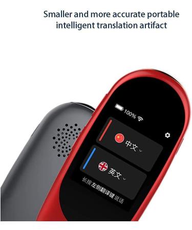 Translator Device Offline Language Translator Device Smart Language Voice 2.0 Inch Touch Screen 27 Languages WiFi Pocket Electronic Translators Learning Traveling Shopping Hello (Red) Elegant - Buy Online on GoSupps.com