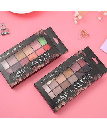Clest F&H Eyeshadow Palette Makeup Matte Shimmer 12 Colors Pigmented Cosmetic Eye Shadows for Eye Makeup Long-Lasting Wear-1 color1 - Buy Online on GoSupps.com