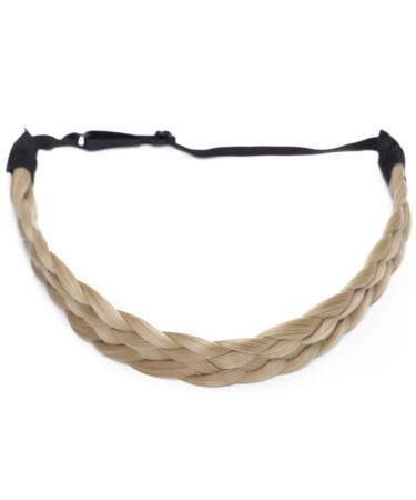 Buy TESS Braided Hairband - Adjustable Medium Blonde Hair Tie & Bun Extensions | Women's Hair Accessories - Buy Online on GoSupps.com