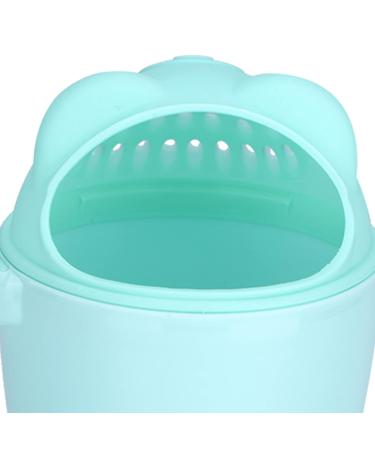Baby Bath Rinse Cup - Tear-Free Shampoo Rinser Mug | Removable Waterfall Bathing Bucket for Kids (Green) - Safe & Easy Hair Washing - Buy Online on GoSupps.com