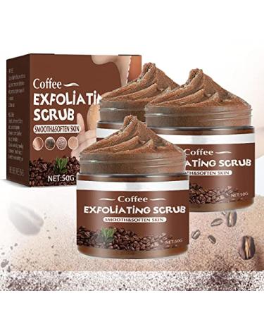 Organic Coffee Scrub, Coffee Renewing Body Scrub, Organic Coffee Exfoliating Body Scrubber, 2023 Newest Best Arabica Coffee Renewing Body Scrub (3 Pcs)