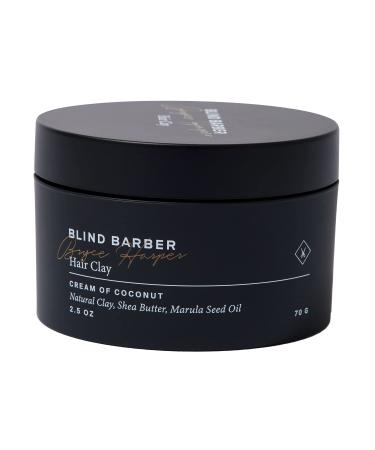 Blind Barber Bryce Harper Hair Clay - Volumizing Styling Paste for Men, Strong Hold Matte Finish, Water Based Hair Product for Men - (2.5oz / 70g) 2.5 Ounce (Pack of 1)