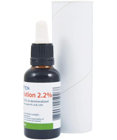 2.2% Lugol's Iodine Solution 1 Fl Oz - 30 ml | Pharmaceutical Grade Ingredients | Lugols Solution Made with Iodine and Potassium Iodide | Heiltropfen Unflavored 1.0 Fl Oz (Pack of 1)