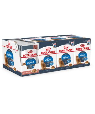 Royal Canin Light Weight Care in Gravy Wet Adult Cat Pouches 85g (Pack of 48)