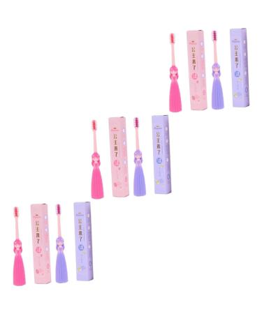 Beaupretty 12 Pcs Children's Toothbrush Ergonomic Tooth Brush Kids Toothbrushes Kids Supplies Travel Tooth Brush Daily Use Kids Toothbrush Travel Children Toothbrush Manual Teeth Brush 1 Count (Pack of 1) Assorted Colorx3pcs