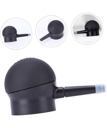 PLAFOPE 4 Pcs Silicone Nozzle Hair Fibers Pump Loose Powder Spray Powder Applicator Black - Buy Online on GoSupps.com