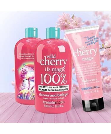 Treaclemoon Wild Cherry Magic Body Scrub 225ml | UK Version | Exfoliating & Nourishing Skin Care - Buy Online on GoSupps.com