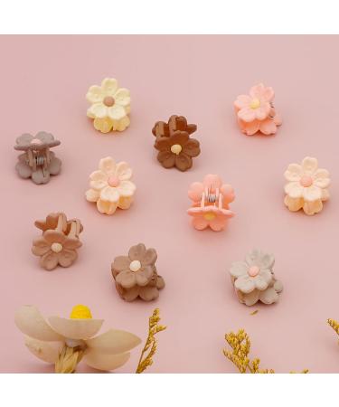 ATODEN Small Hair Clips for Girls - 10Pcs Mini Flower Hair Claw Clips - Cute and Kawaii Daisy Design - Toddler and Baby Hair Accessories - Buy Online on GoSupps.com