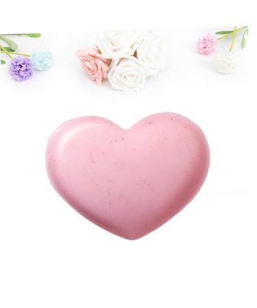 FRCOLOR Heart Shape Handmade Soap - 3pcs Pink Flower Cleansing Soap | International Shipping - Buy Online on GoSupps.com