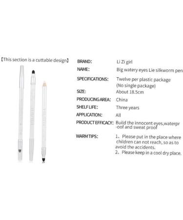 Didiseaon 3pcs Lying Silkworm Pen Double Head Eye Shadow Pen Eye Shadow Pencil No Smudge Makeup mediumx3pcs Whitex3pcs - Buy Online on GoSupps.com
