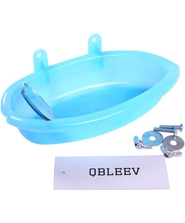 QBLEEV Bird Baths Tub with Mirror - Parrot Birdbath Shower Accessories for Small Birds and Parrots - Buy Online on GoSupps.com