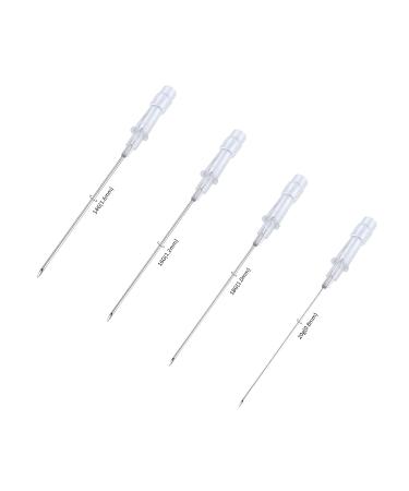 Aumeo Mixed Catheter Piercing Needles - 14G, 16G, 18G, 20G - Disposable Stainless Steel - Sterile Piercing Needles for Nose, Lip, Belly, Tongue, Cartilage, Ear - IV Catheter Needles - Buy Online on GoSupps.com