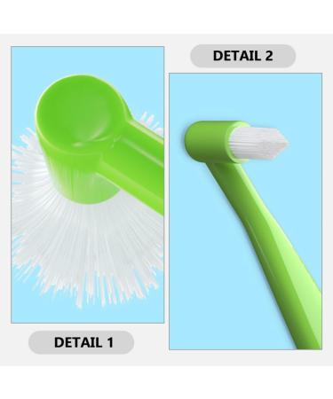 Buy Healvian 4-Part Double-Sided Toothbrush for Braces - Soft V-Stock & Tiny Head for Gentle Cleaning - Buy Online on GoSupps.com